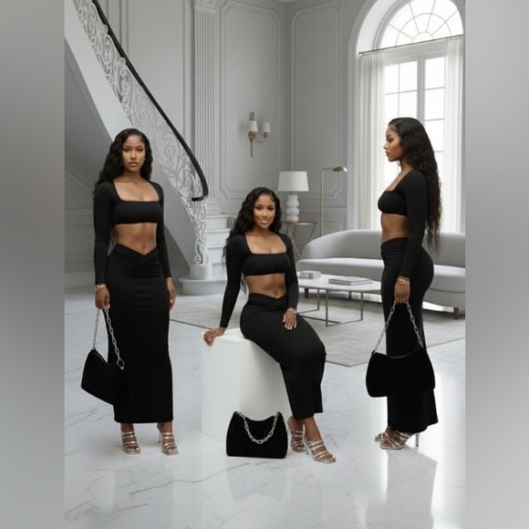 Sexy Skirt Womenswear Lady Comfort Basic Spandex Long Sleeve Comfortable - Picture 5 of 9